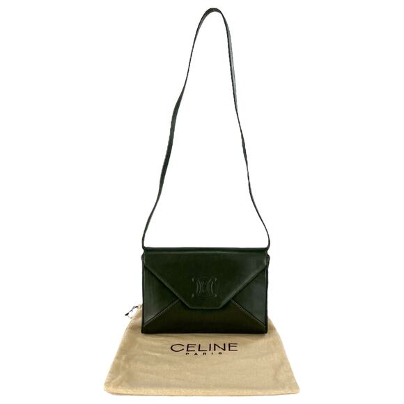 Celine Vintage Embossed Leather Crossbody Bag - Picture 4 of 10